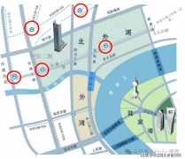 瞭望外滩、陆家嘴；此中